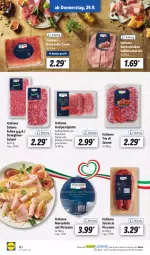 Gazetka promocyjna Lidl - Aktionsprospekt - Gazetka - ważna od 01.10 do 01.10.2022 - strona 40 - produkty: antipasti, asti, dell, italiamo, kochschinken, latte, LG, mit pistazien, mortadella, ndk, pistazien, prosciutto, prosciutto crudo, salami, salsiccia, Schal, Schale, schinken, schnitten, Ti