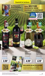 Gazetka promocyjna Lidl - Aktionsprospekt - Gazetka - ważna od 01.10 do 01.10.2022 - strona 45 - produkty: angebot, auer, berliner, decke, ecco, eis, prosecco, puma, reis, rotwein, sim, spumante, Ti, valdo, wein, weine, Weißwein, ZTE