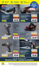 Gazetka promocyjna Lidl - Aktionsprospekt - Gazetka - ważna od 01.10 do 01.10.2022 - strona 58 - produkty: akku, Akku-Säbelsäge, Akku-Winkelschleifer, auer, Bohrschrauber, Brei, bürste, bürsten, eis, elle, erde, Kombihammer, ladegerät, ndk, Parkside, reis, Säbelsäge, säge, Ti, Winkelschleifer