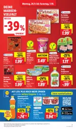 Gazetka promocyjna Lidl - Aktionsprospekt - Gazetka - ważna od 01.10 do 01.10.2022 - strona 7 - produkty: angebot, aufschnitt, bacon, Bau, Becher, coupon, coupons, Dr. Oetker, dulano, eis, eisbecher, elle, essig, frucht, fruchtsaft, getränk, hawesta, hering, intermezzo, Käse, katjes, milka, milkana, reifen, reis, ring, rügenwalder, rügenwalder mühle, saft, Schmelzkäse, stieleis, teller, Ti, vita, ZTE