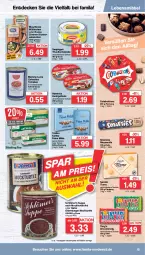 Gazetka promocyjna Famila - Prospekte - Gazetka - ważna od 11.02 do 11.02.2023 - strona 15 - produkty: bley, bohne, burger, decke, eis, filet, filets, fisch, hawesta, hering, Herings, heringsfilets, kaffee, lebensmittel, mam, reis, ring, saft, saro, sarotti, saupiquet, smarties, suppe, Tchibo, thunfisch, Ti, tomate, tomaten, Tomatensaft, würstchen, ZTE