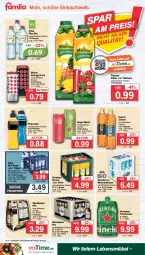 Gazetka promocyjna Famila - Prospekte - Gazetka - ważna od 11.02 do 11.02.2023 - strona 16 - produkty: Alwa, bio, drink, Effect, eis, eistee, energy drink, flasche, heineken, lebensmittel, mam, mineralwasser, Nektar, pfanne, Pfanner, pils, Rauch, reis, säfte, steiner, tee, Ti, vilsa, warsteiner, wasser, ZTE