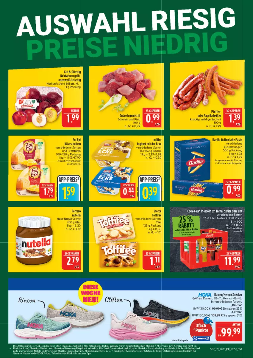Aktueller Prospekt Marktkauf - Prospekt - von 21.09 bis 27.09.2025 - strona 2 - produkty: aktionspreis, deka, eis, limo, limonade, nuss, reis, schuhe, sneaker, Sport, Ti, ZTE