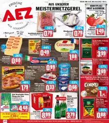 Gazetka promocyjna Aez - Prospekte - Gazetka - ważna od 19.03 do 19.03.2022 - strona 1 - produkty: AEZ, alkohol, ariel, ariel waschmittel, barilla, Becher, beere, beeren, beutel, burger, chio chips, chips, cola, corny, crème fraîche, Dr. Oetker, eis, elle, emmentaler, erdbeere, erdbeeren, flasche, fleisch, französischer weichkäse, frucht, funny-frisch, géramont, hackfleisch, hackfleisch gemischt, hafer, hartkäse, hofgut, italienische pasta, jacobs, jahrgangssekt, joghur, joghurt, joghurt mit der ecke, kaffee, kaffeekapseln, Käse, kraft, lyoner, maggi, maggi fix, Meister, milch, Müller, mumm, nuss, obst, Ofen, pasta, Pods, regensburger, reis, rel, riegel, ring, salat, sandwich, sekt, sim, tassimo, teller, Ti, Tiere, tisch, tradizionale, waschmittel, weichkäse, Yo