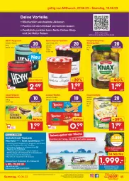 Gazetka promocyjna Netto Marken-Discount - Filial-Angebote - Gazetka - ważna od 10.06 do 10.06.2023 - strona 35 - produkty: angebot, auer, banane, bananen, bestpreis, bonne maman, buch, Casali, dauertiefpreis, deutschlandcard, eintöpfe, eis, erasco, gewürz, Gewürzgurke, gewürzgurken, gin, gurke, gurken, hengstenberg, kaugummi, konfitüre, mam, reis, reiseveranstalter, schoko, Schokobananen, Ti, tiefpreis, uhr, waffeln, ZTE