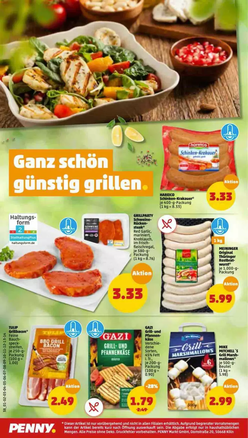 Aktueller Prospekt Penny - Prospekte - von 25.04 bis 30.04.2022 - strona 38 - produkty: beutel, eis, grill, knoblauch, mars, regal, Ria, ring, steak, Ti, wurst, ZTE