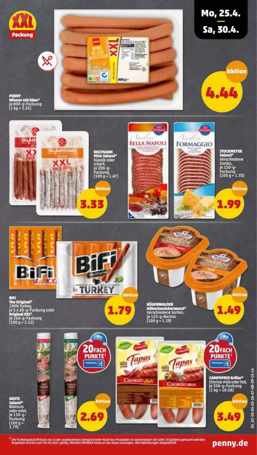 Aktueller Prospekt Penny - Prospekte - von 25.04 bis 30.04.2022 - strona 5 - produkty: angebot, angebote, chorizo, eis, gin, LG, nuss, payback, Ti, walnuss, ZTE