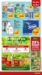 Gazetka promocyjna Penny - Prospekte - Gazetka - ważna od 30.04 do 30.04.2022 - strona 13 - produkty: bürste, coca-cola, cola, deo, deospray, dove, dusche, fanta, flasche, fuze tea, je 500-ml-flasche, knorr, Lotion, Mezzo Mix, oder deospray, oral-b, pasta, sprite, Tasche, taschen, taschentücher, Tempo, Ti, tücher, Waschlotion, zahnbürste, zahnpasta