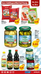 Gazetka promocyjna Penny - Prospekte - Gazetka - ważna od 30.04 do 30.04.2022 - strona 21 - produkty: beutel, brezel, brot, chips, eimer, elle, essig, flasche, gurke, gurken, huober, kräuter, leimer, natur, saft, salat, sesam, specht, Ti