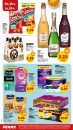 Gazetka promocyjna Penny - Prospekte - Gazetka - ważna od 30.04 do 30.04.2022 - strona 42 - produkty: alkohol, aust, beutel, bier, chips, crunchips, eis, flasche, franziskaner, Geflügel, Hefe, kraft, natur, paprika, Ria, salz, sekt, sheba, slip, slipeinlagen, Ti, vita, vitakraft, weissbier, wilkinson