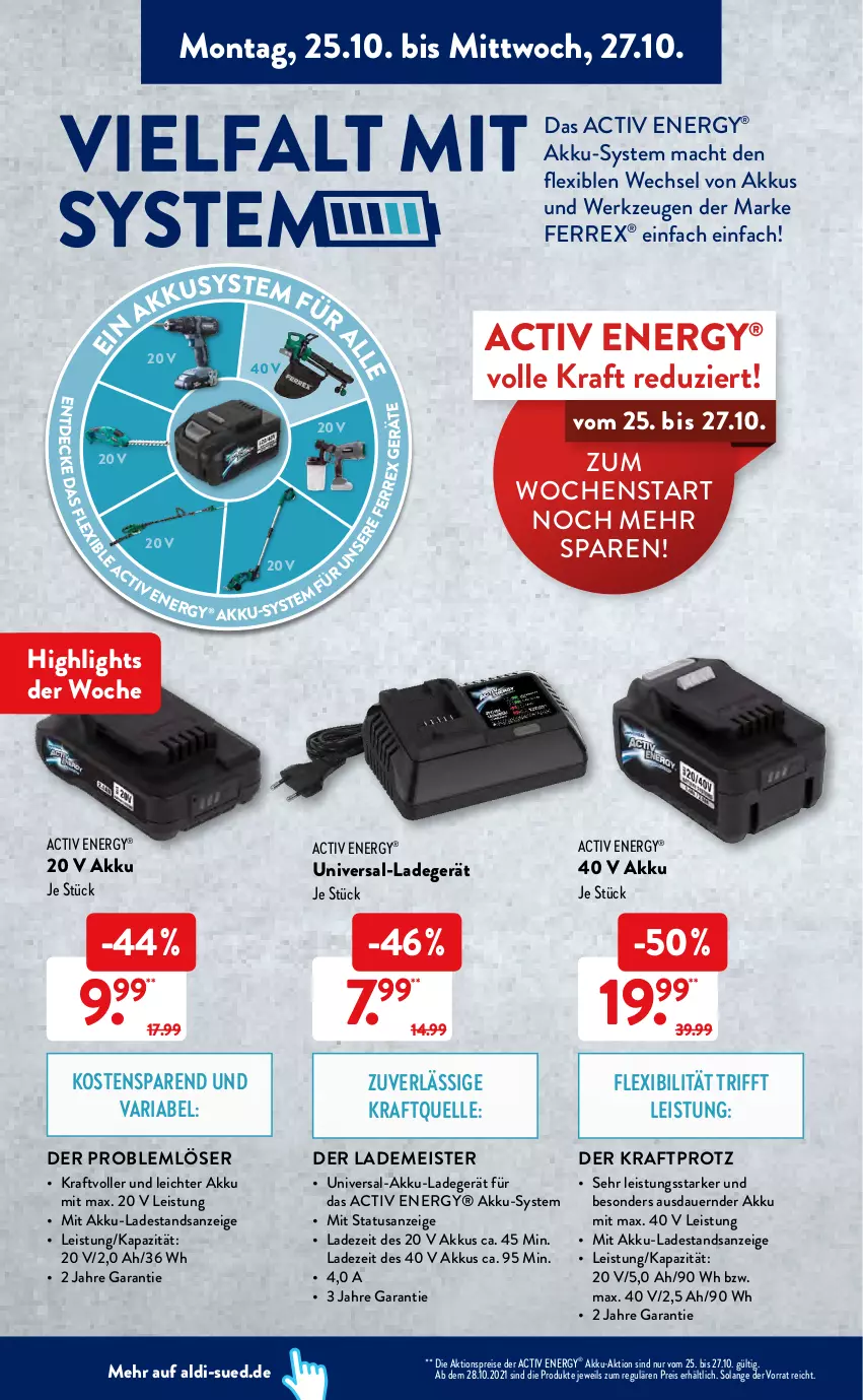 Aktueller Prospekt AldiSud - ALDI Aktuell - von 25.10 bis 30.10.2021 - strona 10