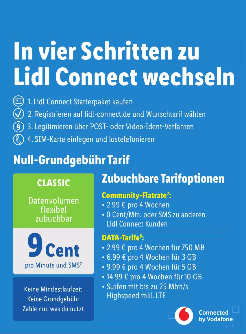 Aktueller Prospekt Lidl - Lidl Connect - von 05.04.2021 bis 01.04.2025 - strona 3 - produkty: buch, deo, sim, spee, Surf, telefon, Ti