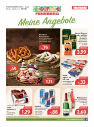 Gazetka promocyjna Feneberg - Prospekte - Gazetka - ważna od 26.02 do 26.02.2022 - strona 1 - produkty: alkohol, angebot, angebote, Becher, bohne, bohnen, coffein, ecco, eis, flasche, frucht, fruchtsecco, getränk, jacobs, jacobs krönung, joghur, joghurt, joghurt mit der ecke, kaffee, lebensmittel, mit frucht, Müller, red bull, reis, rotkäppchen, sekt, Ti, wein, Weißwurst, wurst