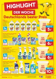 Gazetka promocyjna Netto Marken-Discount - Filial-Angebote - Gazetka - ważna od 14.01 do 14.01.2023 - strona 3 - produkty: angebot, bestpreis, bio, biozidprodukte, domestos, eimer, eis, essig, Heu, milch, Rauch, reiniger, Reinigung, reis, rwe, sagrotan, scheuermilch, Ti, tücher, wc-gel, WC-Steine, ZTE