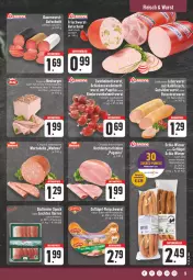 Gazetka promocyjna Edeka - Angebote der Woche - Gazetka - ważna od 03.06 do 03.06.2023 - strona 9 - produkty: aktionspreis, asti, auer, ball, dell, eis, fleisch, fleischkäse, geback, gin, gutsleberwurst, Kalbfleisch, Käse, knoblauch, leberwurst, mit kalbfleisch, mit knoblauch, Mode, mortadella, natur, Ofen, reis, Rotwurst, schnitten, Speck, südtiroler, tee, tesa, Ti, wiener, wurst