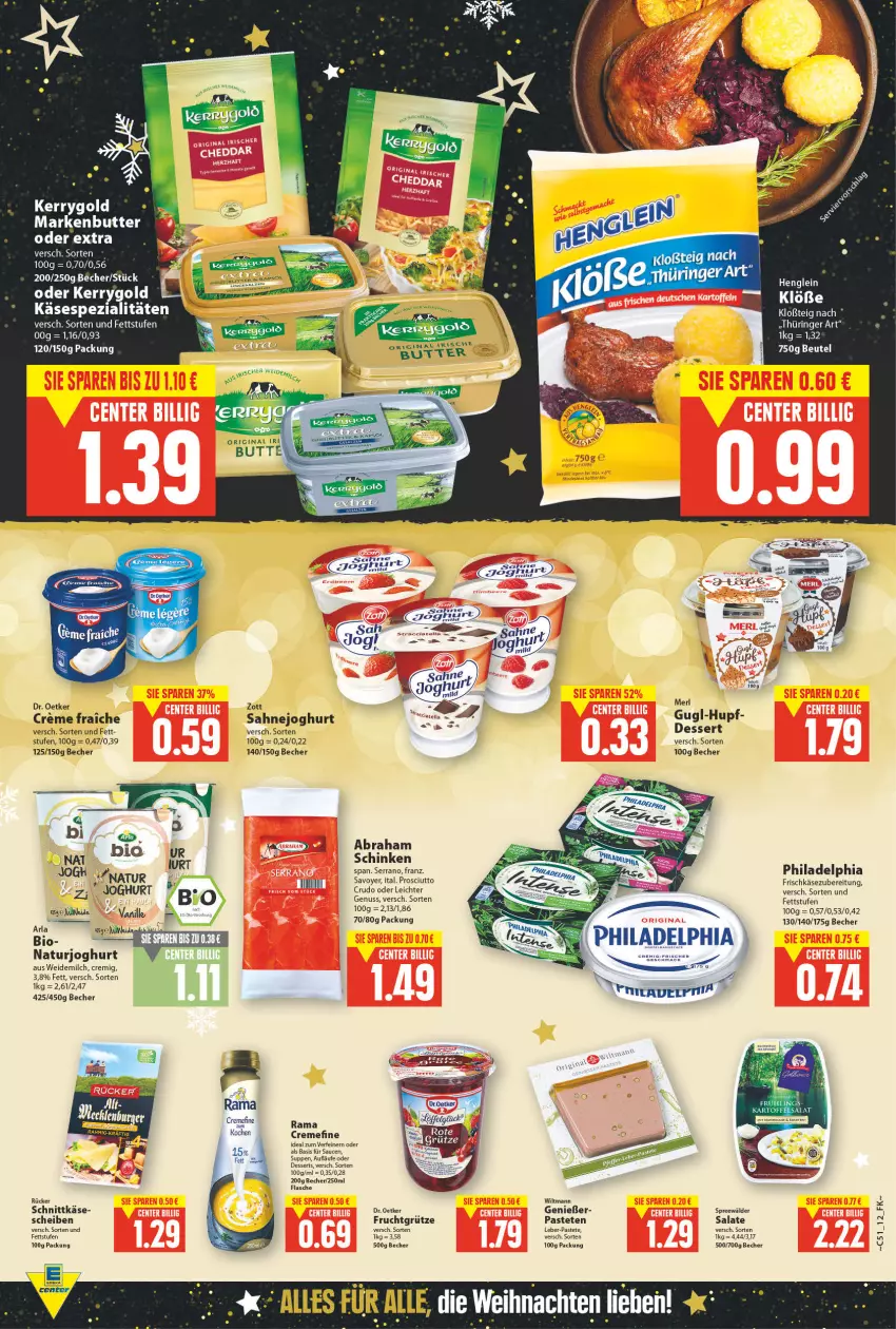 Aktueller Prospekt E Center - Angebote der Woche - von 20.12 bis 25.12.2021 - strona 11 - produkty: arla, Becher, beutel, bio, butter, creme, dessert, desserts, Dr. Oetker, flasche, frischkäse, frischkäsezubereitung, frucht, fruchtgrütze, gin, grütze, henglein, irische butter, joghur, joghurt, Käse, Leber-Pastete, markenbutter, merl, milch, natur, naturjoghurt, nuss, Ofen, pastete, philadelphia, prosciutto, rapso, ring, sahne, Sahnejoghurt, salat, salate, sauce, saucen, schinken, schnittkäse, serrano, Spezi, spreewälder, suppe, suppen, Ti, vanille, weidemilch, wiltmann, zott