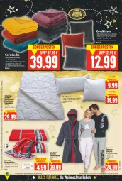 Gazetka promocyjna E Center - Angebote der Woche - Gazetka - ważna od 25.12 do 25.12.2021 - strona 18 - produkty: angebot, angebote, Bad, Bademantel, bett, braun, bruno banani, burger, decke, duschtuch, eis, elle, hamburger, handtücher, kissen, kopfkissen, Mantel, mikrofaser, reis, Ria, Saunatuch, steppbett, teller, Ti, tuc, tücher