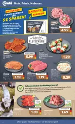 Gazetka promocyjna Combi - Prospekte - Gazetka - ważna od 30.07 do 30.07.2022 - strona 4 - produkty: auer, eis, fleisch, Fleischerei, geschnetzeltes, gewürz, grill, Grillkäse, hackfleisch, Käse, kotelett, Kraut, küche, Küchen, mac, Mett, mit zwiebeln, möhren, natur, pute, putenschnitzel, reifen, Ria, saft, Schere, schnitten, schnitzel, schwein, schweine, schweinefleisch, Schweinehackfleisch, schweinemett, sofortrabatt, steak, Ti, wein, weine, Zelt, zucchini, zwiebel, zwiebeln