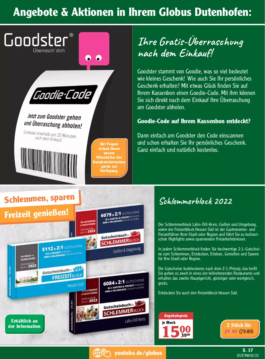 Aktueller Prospekt Globus - Prospekte - von 10.01 bis 15.01.2022 - strona 17 - produkty: angebot, angebote, angebotspreis, decke, eis, gutschein, gutscheine, leine, Ofen, reis, Ti, Yo