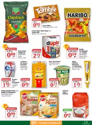 Gazetka promocyjna Globus - Prospekte - Gazetka - ważna od 15.01 do 15.01.2022 - strona 21 - produkty: angebot, angebotspreis, Becher, beutel, chips, chipsfrisch, duplo, eier, eiernudeln, eis, ferrero, frucht, fruchtgummi, funny-frisch, haribo, kartoffel, Kinder, kinder riegel, Knödel, knorr, kochbeutel, Lakritz, mayonnaise, nudel, nudeln, oder lakritz, pfanni, püree, reis, remoulade, riegel, schoko, schoko-bons, snack, storck, thomy, Ti, tiefst-preis, toffifee, Yo, zucker