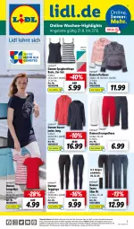 Gazetka promocyjna Lidl - Wochen-Highlights im Onlineshop - Gazetka - ważna od 27.08 do 27.08.2023 - strona 1 - produkty: angebot, angebote, eis, elle, esmara, gin, hose, Jacke, jeans, ndk, Pullover, reis, rel, Schal, Schale, shirt, spaghetti, sweatjacke, telefon, Ti, uhr