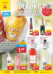 Gazetka promocyjna Netto Marken-Discount - Filial-Angebote - Gazetka - ważna od 13.08 do 13.08.2022 - strona 18 - produkty: burgunder, cocktail, eis, elle, fisch, fleisch, freixenet, frucht, fruchtsaft, fruchtsaftgetränk, Geflügel, getränk, getränke, grill, Hohes C, Käse, latte, Metaxa, ndk, reis, riesling, roséwein, saft, schnäppchen, sekt, tee, Ti, versandkostenfrei, wein, Weißburgunder, Weißwein