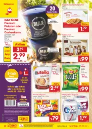 Gazetka promocyjna Netto Marken-Discount - Filial-Angebote - Gazetka - ważna od 13.08 do 13.08.2022 - strona 20 - produkty: bugles, butter, Cashew, cashewkerne, coupon, deutschlandcard, discount, eis, elle, erde, gutschein, kaugummi, korn, lachgummi, LG, marken-discount, ndk, nimm2, nutella, pistazien, Rauch, reis, Ria, salz, Ti, versandkostenfrei, waffeln