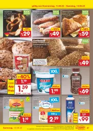Gazetka promocyjna Netto Marken-Discount - Filial-Angebote - Gazetka - ważna od 13.08 do 13.08.2022 - strona 37 - produkty: angebot, aufschnitt, backofen, bestpreis, brötchen, butter, coppenrath, eis, gutfried, jogurt, kaffee, kakao, Käse, käsescheiben, Käsestangerl, landliebe, Laugeneck, Laugenstange, Müller, Ofen, reis, salz, stube, Ti, Vegeta, weihenstephan, ZTE