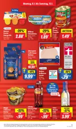 Gazetka promocyjna Lidl - Aktionsprospekt - Gazetka - ważna od 13.01 do 13.01.2024 - strona 11 - produkty: 7UP, angebot, bohne, bohnen, coupon, danone, danone fruchtzwerge, dulano, eis, frucht, fruchtzwerge, jules mumm, Käse, lyoner, maggi, milka, milkana, mövenpick, mumm, oro di parma, preisvorteil, reis, Schmelzkäse, Schwip Schwap, sekt, spirituosen, spitzenqualität, terrine, Ti, tomate, tomaten, wein, weine, Yo, ZTE