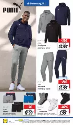 Gazetka promocyjna Lidl - Aktionsprospekt - Gazetka - ważna od 13.01 do 13.01.2024 - strona 36 - produkty: angebot, Bau, baumwolle, dell, eis, elle, hose, Mode, ndk, puma, reis, Schal, Schale, socken, Sweathose, Ti, wolle, ZTE