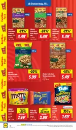 Gazetka promocyjna Lidl - Aktionsprospekt - Gazetka - ważna od 13.01 do 13.01.2024 - strona 50 - produkty: alesto, Cashew, cashewkerne, eis, elle, frucht, fruchtgummi, mandel, mandeln, ndk, nuss, Pick Up!, pistazien, preisvorteil, reis, salz, Schal, Schale, teller, Ti, trolli, trolli fruchtgummi, walnuss, walnusskerne