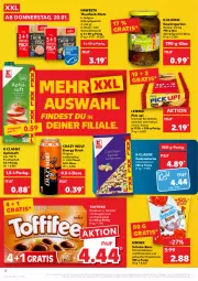 Gazetka promocyjna Kaufland - Gazetka - ważna od 26.01 do 26.01.2022 - strona 10 - produkty: angebot, apfel, apfelsaft, blume, blumen, blumenöl, caramel, Cashew, cashewkerne, creme, drink, eier, energy drink, filet, filets, fisch, frucht, gewürz, Gewürzgurke, gewürzgurken, gin, gurke, gurken, haselnuss, hawesta, keks, kekse, Kinder, leibniz, milch, natur, Nougatcreme, nuss, olive, oliven, Pick Up!, saft, schoko, schoko-bons, schokolade, schokoladen, sonnenblume, sonnenblumen, sonnenblumenöl, thunfisch, Ti, toffifee, ZTE