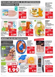 Gazetka promocyjna Kaufland - Gazetka - ważna od 26.01 do 26.01.2022 - strona 20 - produkty: angebot, auer, aufschnitt, bio, brustfilet, eis, filet, filets, fisch, flakes, fleisch, fleischwurst, Geflügel, grill, hähnchenbrust, hähnchenbrustfilet, hinterschinken, krakauer, küche, Küchen, mais, messer, natur, Pangasius, pfanne, purland, pute, saft, salami, schinken, schinkenfleischwurst, schnitzel, spitzenqualität, steak, Ti, tisch, trolli, wurst, wurst in selbstbedienung, ZTE