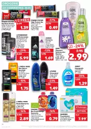 Gazetka promocyjna Kaufland - Gazetka - ważna od 26.01 do 26.01.2022 - strona 26 - produkty: Adidas, angebot, Bad, banane, bananen, Berger, beutel, bio, Calcium, danone, deo, deospray, duschgel, elnett, feuchttücher, flüssigseife, frucht, fruchtzwerge, getränk, getränke, getränkepulver, Guhl, haarspray, joghur, joghurt, kokos, mac, pampers, quetschbeutel, riegel, schaumbad, schoko, Seife, shake, shampoo, snack, spülung, Ti, tücher, vanille, vita, Vitamine, ZTE