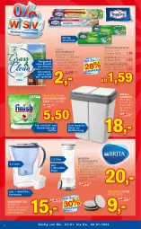 Gazetka promocyjna Kodi - Prospekte - Gazetka - ważna od 06.01 do 06.01.2022 - strona 2 - produkty: beutel, Brei, brita, Clin, eier, eimer, Elan, Finish, frischhaltefolie, hakle, küche, Küchen, küchenrolle, Maxtra, Microdisc, rel, spülmaschinen, spülmaschinentabs, Ti, wasser, wasserfilter, wasserfilter marella, weck