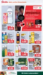 Gazetka promocyjna Famila - Prospekte - Gazetka - ważna od 09.09 do 09.09.2023 - strona 16 - produkty: Alwa, amecke, bio, coca-cola, cola, Collagen, drink, eis, eistee, flasche, gerolsteine, gerolsteiner, gewinnspiel, jever, jever pilsener, lebensmittel, mineralwasser, pfanne, Pfanner, pils, pilsener, Quixx, Rauch, reis, säfte, schöfferhofer, schweppes, steiner, tee, Ti, warsteiner, wasser, ZTE