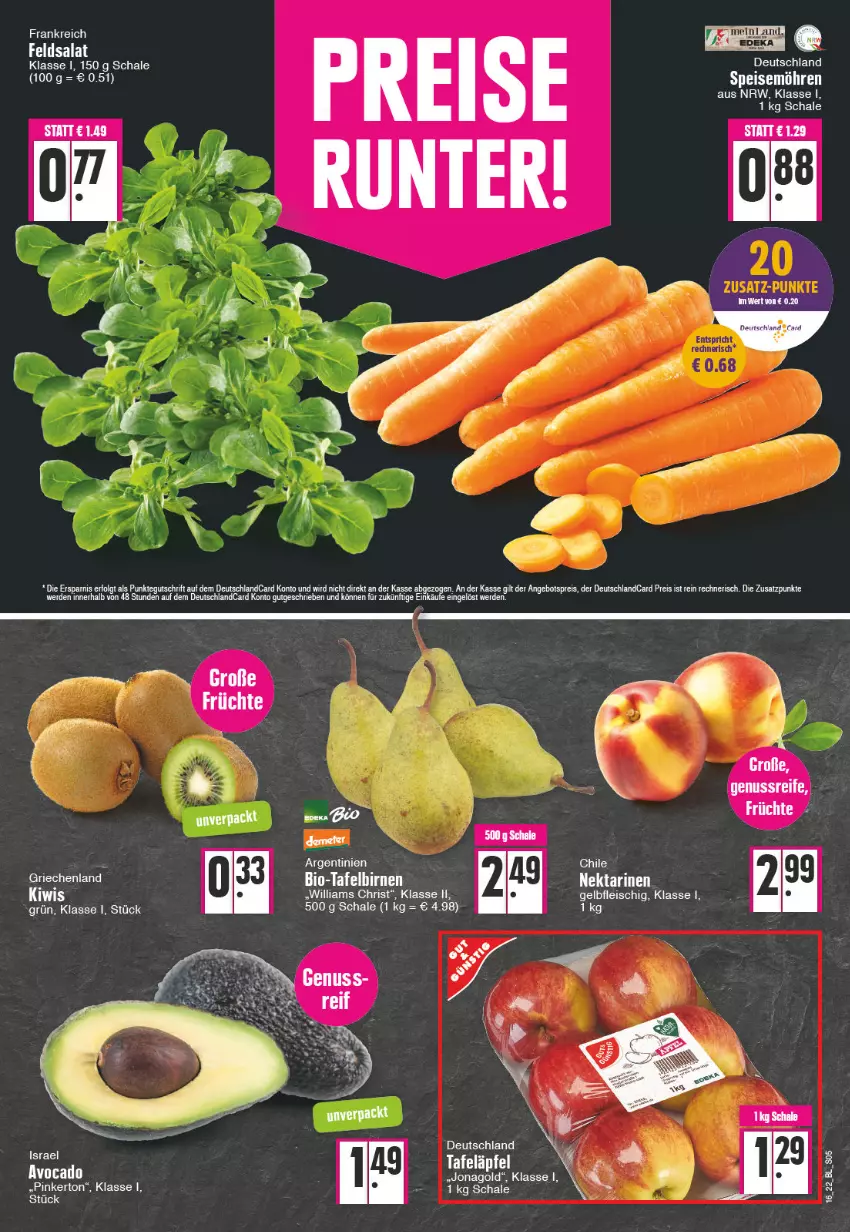 Aktueller Prospekt Edeka - Angebote der Woche - von 18.04 bis 23.04.2022 - strona 5 - produkty: angebot, angebotspreis, avocado, deutschlandcard, eis, erde, früchte, reis, Schal, Schale, tee, Ti