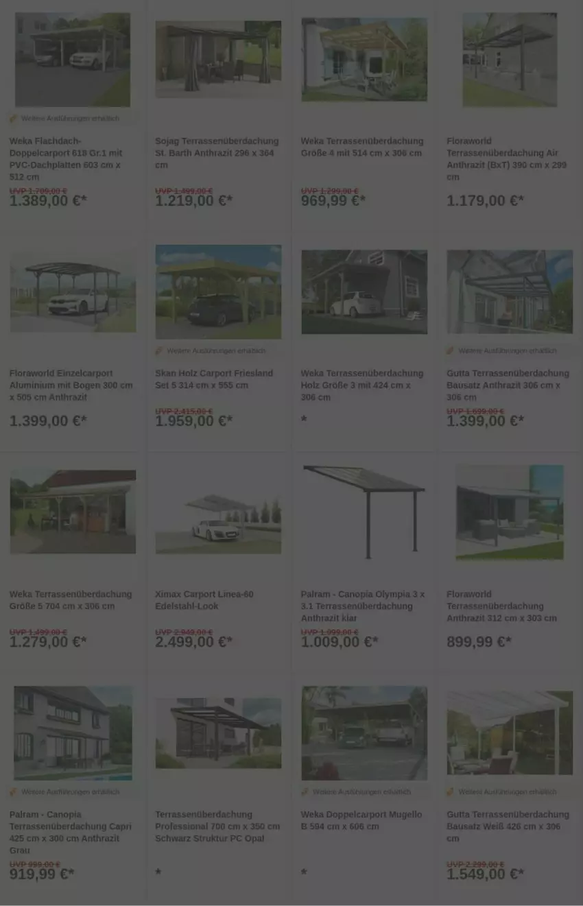 Aktueller Prospekt Obi - Prospekte - von 06.05 bis 14.05.2025 - strona 4 - produkty: Bau, Cap, Carport, edelstahl, Holz, HP, latte, soja, Terrassenüberdachung, weka