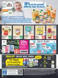 Gazetka promocyjna Edeka - Angebote der Woche - Gazetka - ważna od 05.02 do 05.02.2022 - strona 16 - produkty: aktionspreis, angebot, angebote, Babynahrung, bebivita, bio, coupon, coupons, deka, edeka bio, eier, eis, elle, fertiggericht, fertiggerichte, feuchttücher, flasche, fleisch, frucht, fruchtsaft, getränk, getränke, hipp, Kinder, kindermilch, leine, LG, Liege, magazin, milch, natur, natura, pampers, reis, Ria, saft, Schal, Schale, Spiele, telefon, Ti, tisch, tücher, uhr, vita, Yo