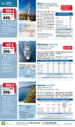 Gazetka promocyjna Lidl - Satte Rabatte - Gazetka - ważna od 15.07 do 15.07.2024 - strona 14 - produkty: bett, Brei, buch, Cif, eier, eis, ente, erde, fanta, getränk, getränke, gin, inklusivleistungen, Kinder, kreuzfahrten, mars, Nordsee, reis, reiseveranstalter, reiseverlauf, Ria, Ti, tisch, uhr