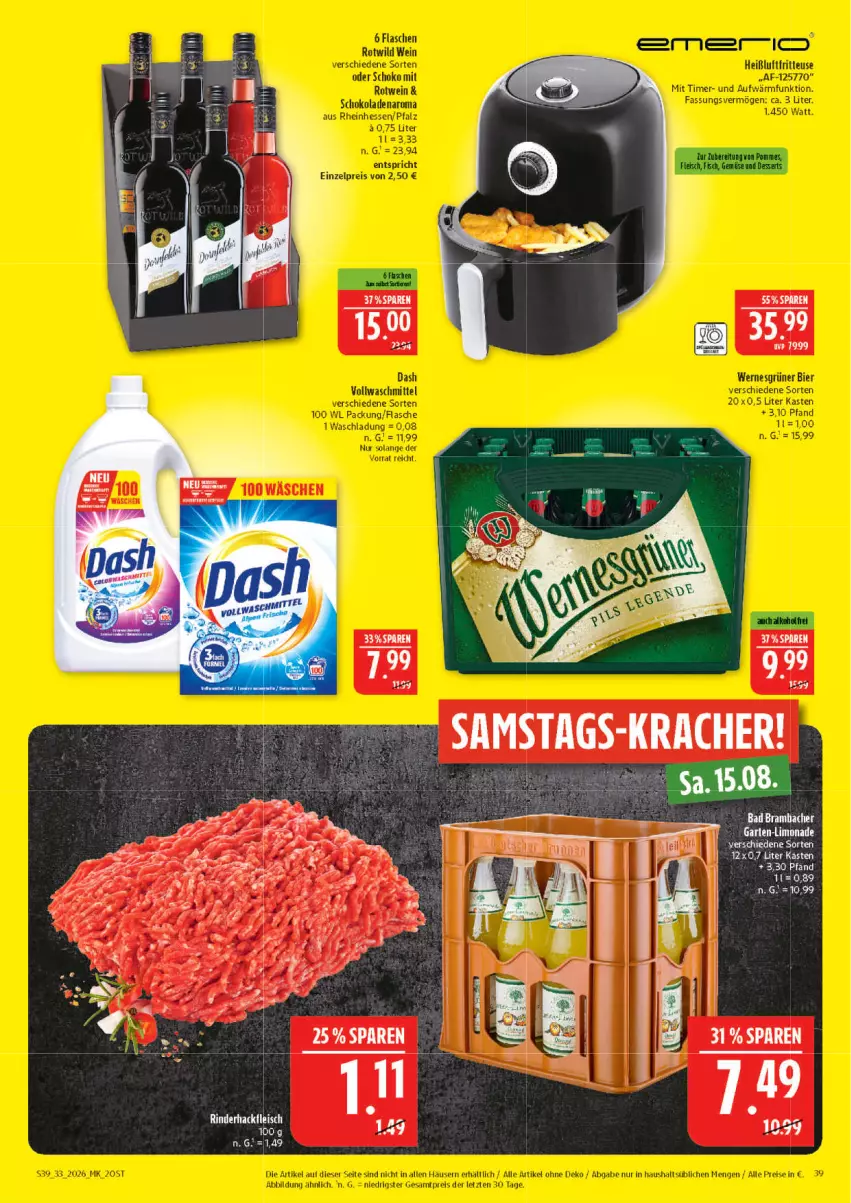 Aktueller Prospekt Marktkauf - Prospekt - von 09.08 bis 15.08.2026 - strona 39 - produkty: eis, fleisch, hackfleisch, rind, rinder, rinderhackfleisch, Ti
