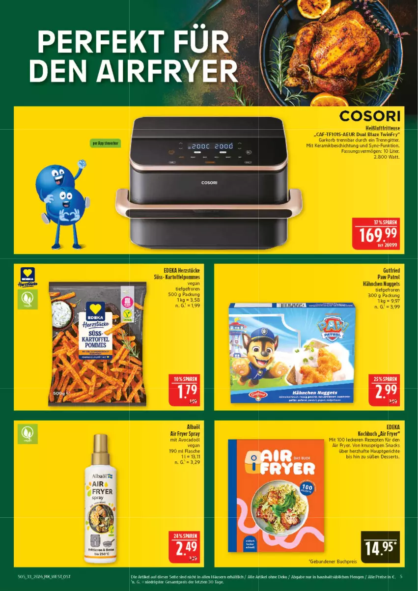 Aktueller Prospekt Marktkauf - Prospekt - von 09.08 bis 15.08.2026 - strona 5 - produkty: Airfryer, braten, eis, leine, pritt, reis, Ti, Tiere, ZTE