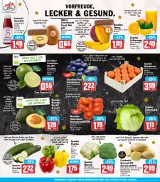 Gazetka promocyjna Hit - Wochenprospekt - Gazetka - ważna od 28.12 do 28.12.2024 - strona 4 - produkty: aufstrich, avocado, beere, beeren, berliner, bio, bio hit, Bluccoli, blume, blumen, blumenkohl, braten, broccoli, brot, brotaufstrich, butter, cherrytomaten, curry, eis, eisbergsalat, elle, flasche, frucht, früchte, grill, heidelbeere, heidelbeeren, Innocent, joghur, joghurt, kartoffel, kartoffeln, kiwi, kuchen, kühlschrank, leine, limette, limetten, mac, mandarine, mandarinen, mango, Mett, metten, navelina, nuss, obst, orange, orangen, paprika, Pfannkuchen, reis, rwe, saft, Saftorangen, salat, salate, Schal, Schale, Schrank, smoothie, smoothies, snack, speisekartoffeln, Ti, tomate, tomaten, zespri, ZTE, zucchini, zucker