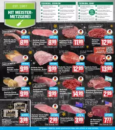 Gazetka promocyjna Hit - Wochenprospekt - Gazetka - ważna od 28.12 do 28.12.2024 - strona 6 - produkty: ananas, auer, Bau, Bauer, beef, bio, braten, bratwurst, burger, eis, ente, filet, fleisch, Geflügel, geschnetzeltes, grobe bratwurst, gulasch, hackfleisch, hamburger, jungbullen, kalbsschnitzel, kasseler, Kette, lachs, lack, lamm, mais, Mantel, medaillons, Meister, milch, monitor, Nackensteak, nackensteaks, natur, Oberschalenrouladen, pfeffer, pute, reis, Ria, rind, rinder, rinderfilet, rinderhackfleisch, Rinderroulade, rinderrouladen, rindfleisch, ring, roastbeef, rostbratwurst, rouladen, rum, rumpsteak, sauce, Schal, Schale, schinken, schnitten, schnitzel, schwein, schweine, schweinefilet, Schweineoberschale, schweinerücken, Speck, Spezi, Sport, steak, steaks, Ti, Tiere, tisch, wein, weine, wurst, Zelt, ZTE