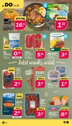 Gazetka promocyjna Netto - Woche 41 - Gazetka - ważna od 15.10 do 15.10.2022 - strona 14 - produkty: Arnica, braten, butter, buttermilch, eis, fleisch, Hefe, knacker, Knödel, küche, lachs, leberwurst, malz, medaillons, milch, natur, reifen, reine buttermilch, rollbraten, Rostocker, salami, schinken, Schmalz, Semmel, Semmelknödel, Ti, Wild, wildlachs, wurst