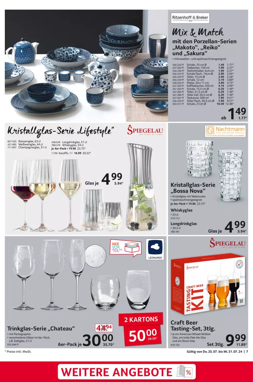 Aktueller Prospekt Selgros - Non Food - von 25.07 bis 31.07.2024 - strona 7 - produkty: angebot, angebote, asti, Becher, bier, boss, champagne, champagner, chateau, drink, eis, elle, Gläser, kaffee, kaffeebecher, Karaffe, latte, leonardo, LG, mikrowelle, nachtmann, reis, rotwein, Schal, Schale, sekt, spiegel, spülmaschinen, tee, teekanne, Teelicht, teelichthalter, teller, Ti, trinkglas, wein, Weißwein, Weißweinglas, whisky, Whiskyglas