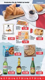 Gazetka promocyjna Famila - Prospekte - Gazetka - ważna od 12.03 do 12.03.2022 - strona 15 - produkty: beutel, butter, Croissant, croissants, decke, fisch, flammkuchen, flasche, gin, kräuter, kräuterlikör, kuchen, lamm, leine, likör, pommes, suppe