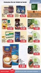 Gazetka promocyjna Famila - Prospekte - Gazetka - ważna od 12.03 do 12.03.2022 - strona 17 - produkty: basis müsli, beutel, Cap, cappuccino, cin, creme, decke, flakes, flasche, hafer, haferflocken, kaffee, krüger, lebensmittel, mövenpick, mövenpick kaffee, müsli, ndk, Nescafé, nougat creme, nuss, regal, sirup