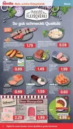 Gazetka promocyjna Famila - Prospekte - Gazetka - ważna od 12.03 do 12.03.2022 - strona 6 - produkty: bio, braten, creme, eier, eintopf, eis, elle, fertiggericht, fertiggerichte, fleisch, geback, gin, grill, gurke, gurken, Holz, kräuter, kräutern, LG, mac, mandarine, mandarinen, Mett, metten, Mettenden, nudel, nudeln, nudelsalat, Ofen, pizza, rezept, salami, salat, salz, schinken, schinkenwurst, schwarzwälder schinken, schwein, serrano, Spezi, Ti, tisch, topf, truthahn, wein, wurst