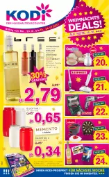 Gazetka promocyjna Kodi - Prospekte - Gazetka - ważna od 24.12 do 24.12.2021 - strona 1 - produkty: chardonnay, eis, ente, flasche, merl, merlot, reis, riesling, Ti